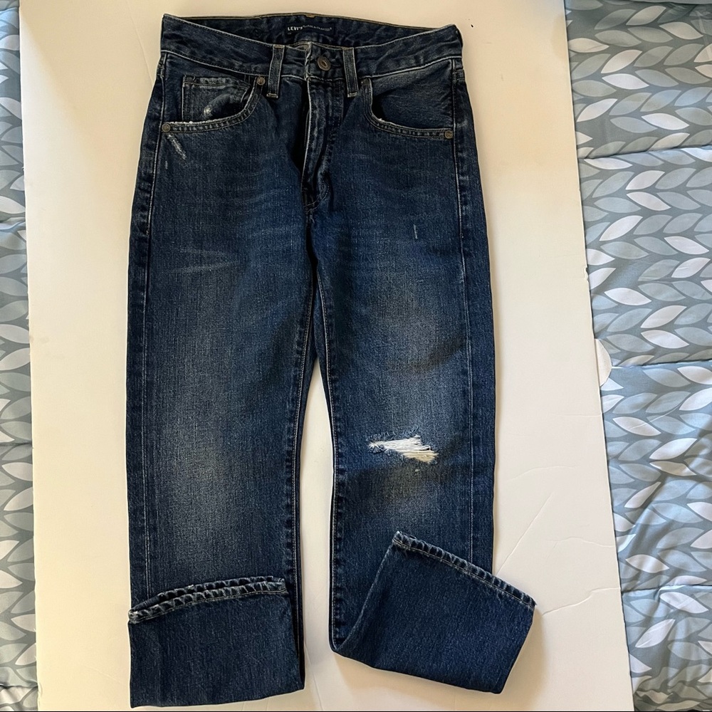 RARE - Levi’s Cropped Jeans Size 24 - Picture 2 of 4
